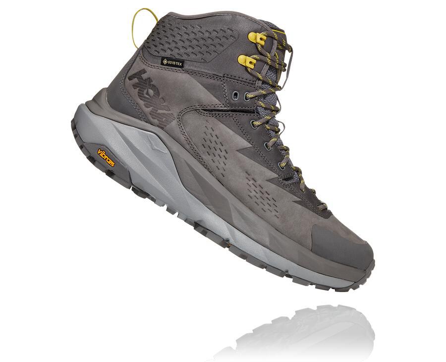 Botas De Montaña Hoka One One Hombre - Kaha Gore-Tex - Gris - EHW407138